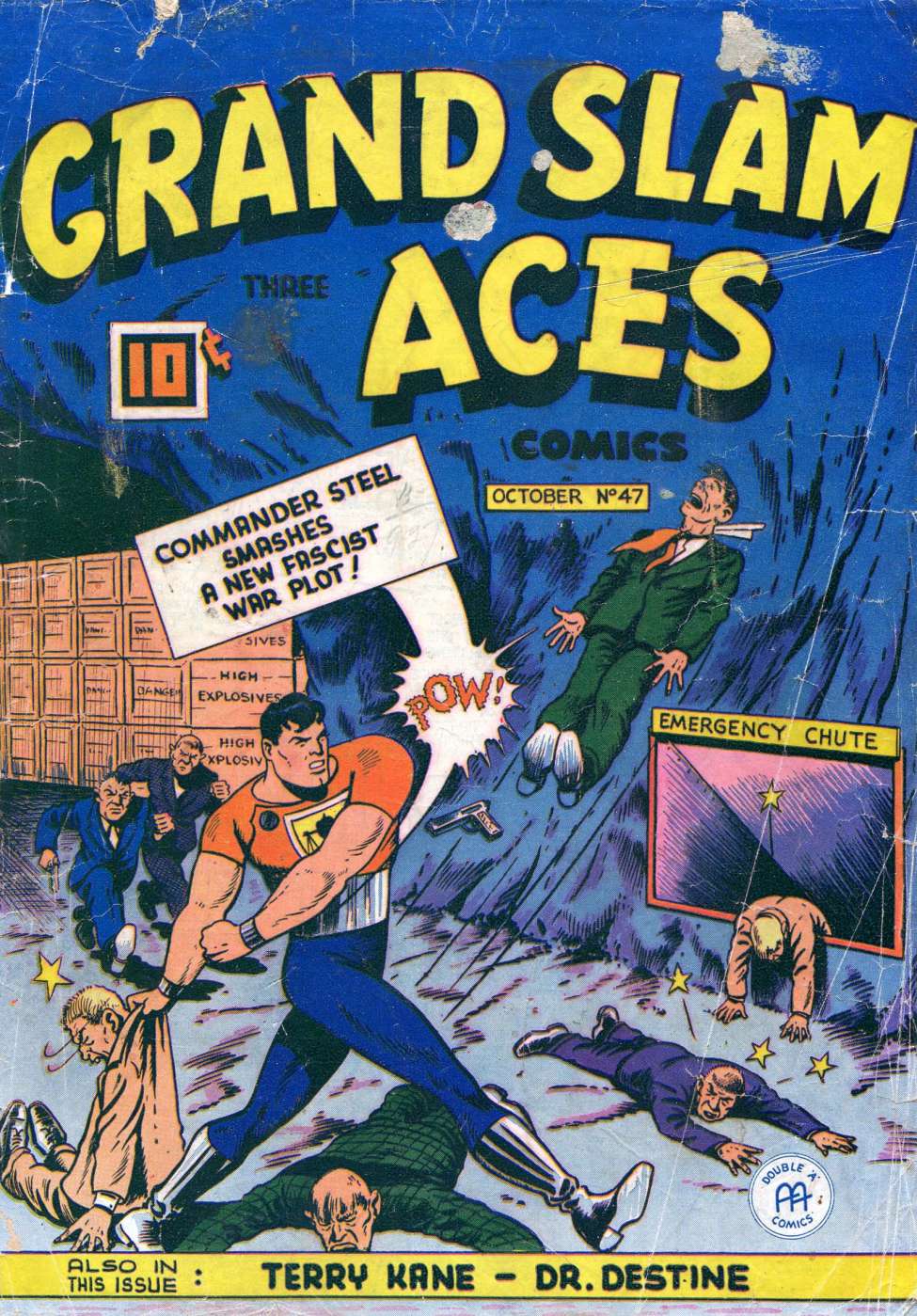 Comic Book Cover For Grand Slam Three Aces 47