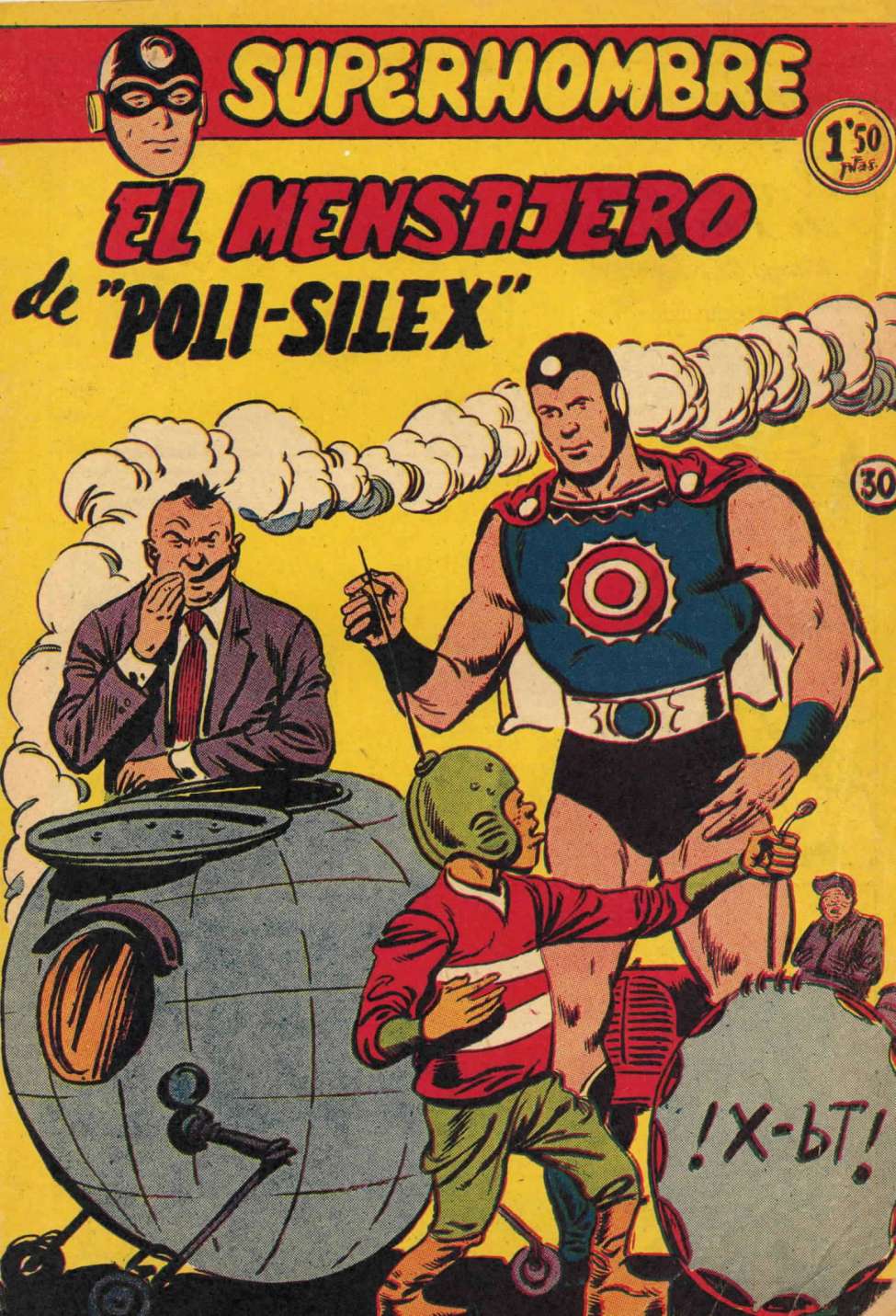 Comic Book Cover For SuperHombre 30 El mensajero de Poli-Silex