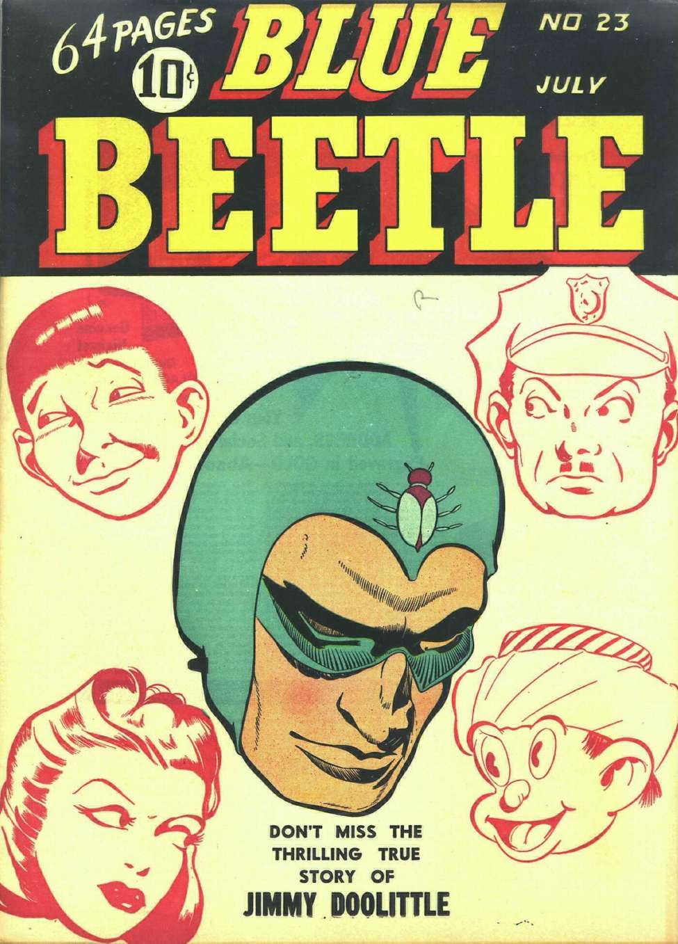 Book Cover For Blue Beetle 23 - Version 1