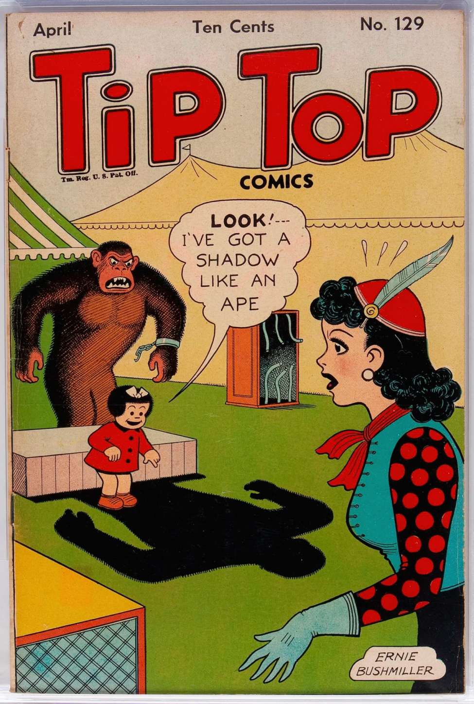 Comic Book Cover For Tip Top Comics 129