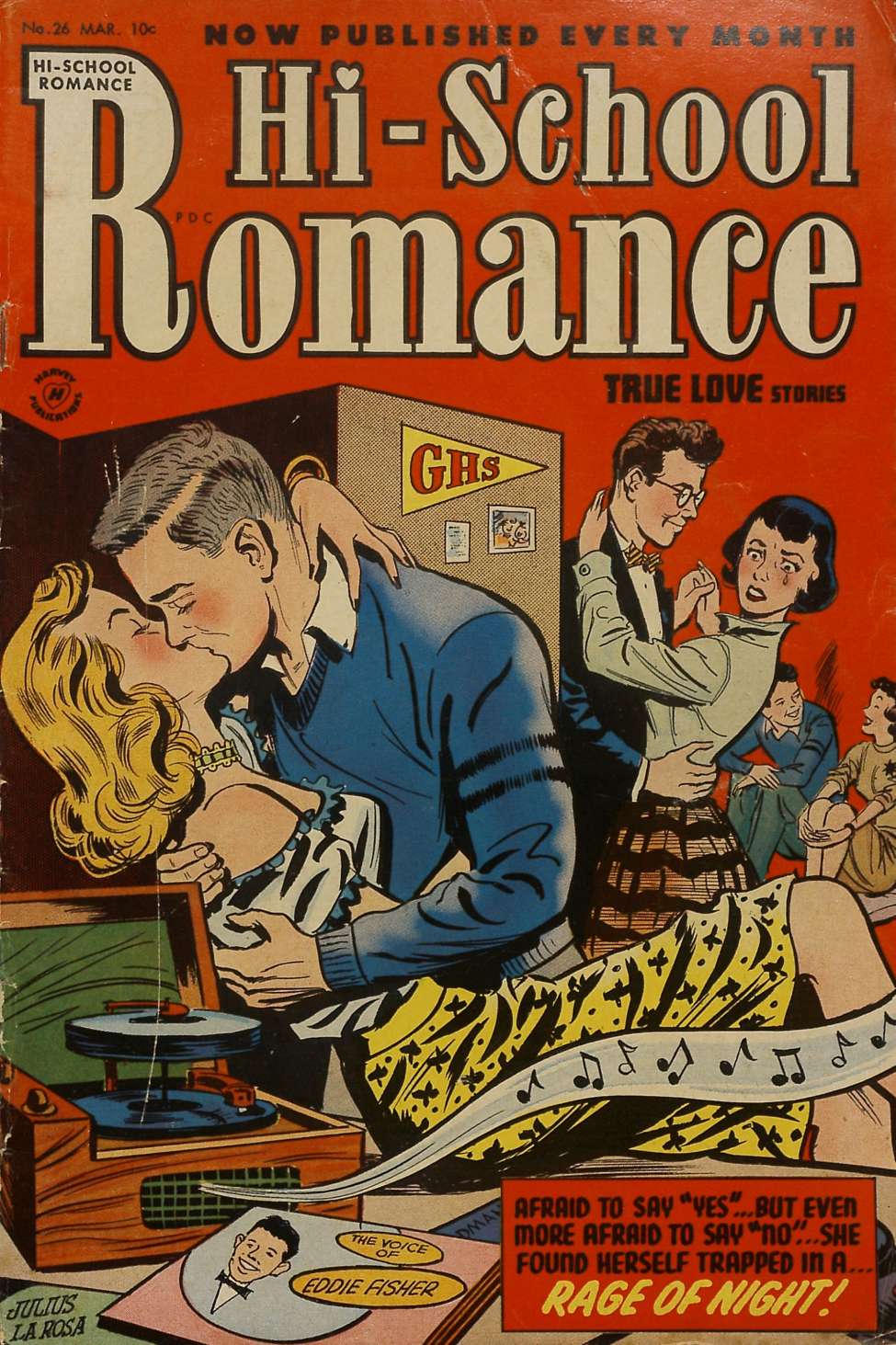 Comic Book Cover For Hi-School Romance 26