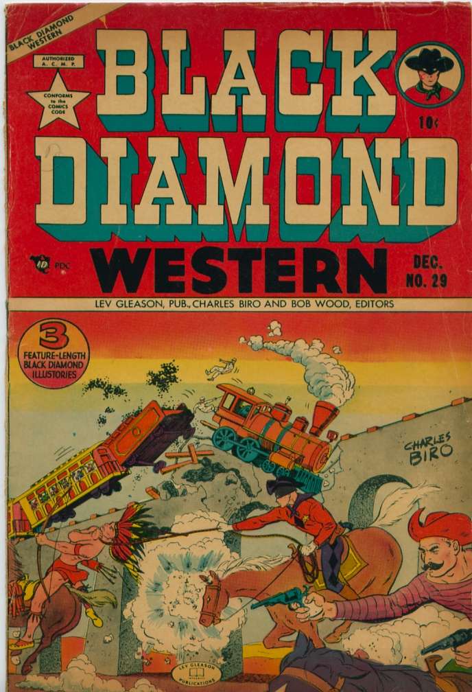 Comic Book Cover For Black Diamond Western 29