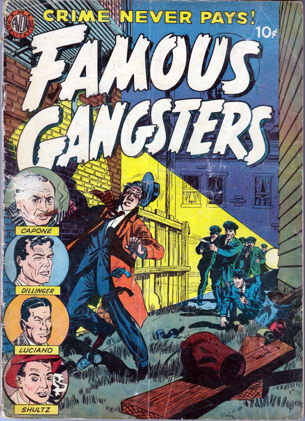 Comic Book Cover For Famous Gangsters 1
