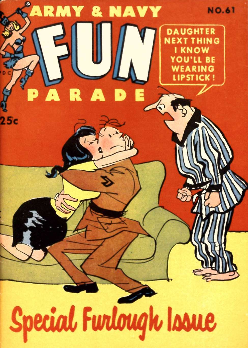 Comic Book Cover For Army & Navy Fun Parade 61