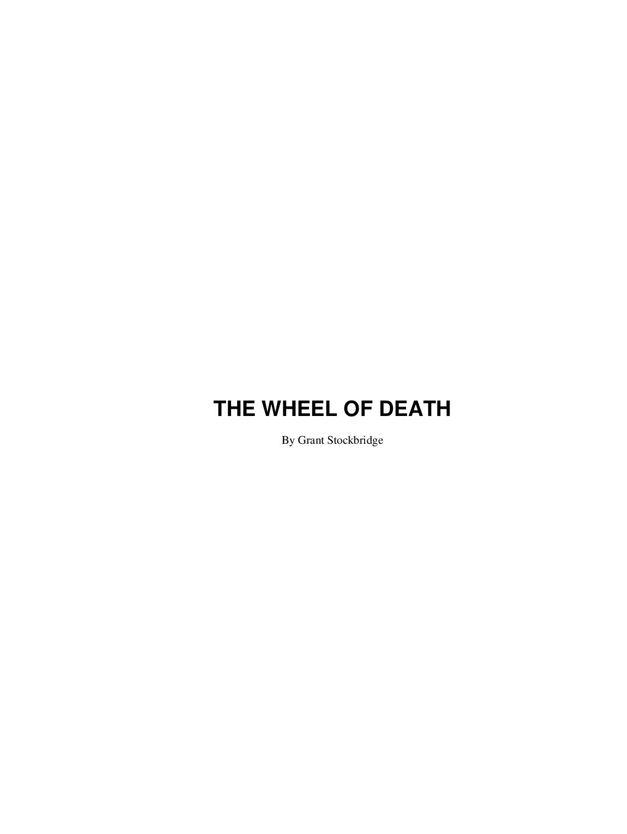 Book Cover For The Spider 2 - Wheel of Death - Grant Stockbridge