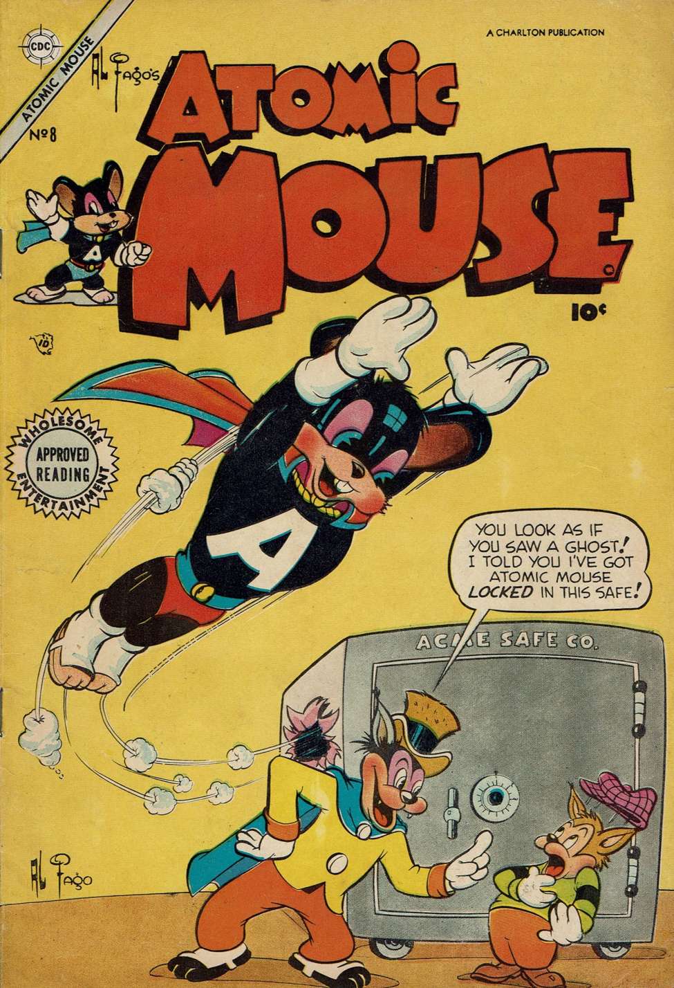 Comic Book Cover For Atomic Mouse 8