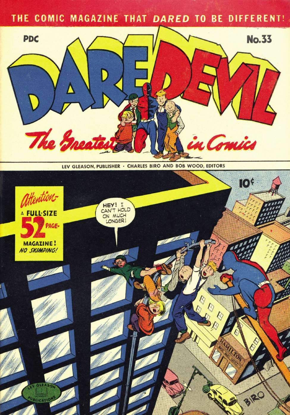 Comic Book Cover For Daredevil Comics 33