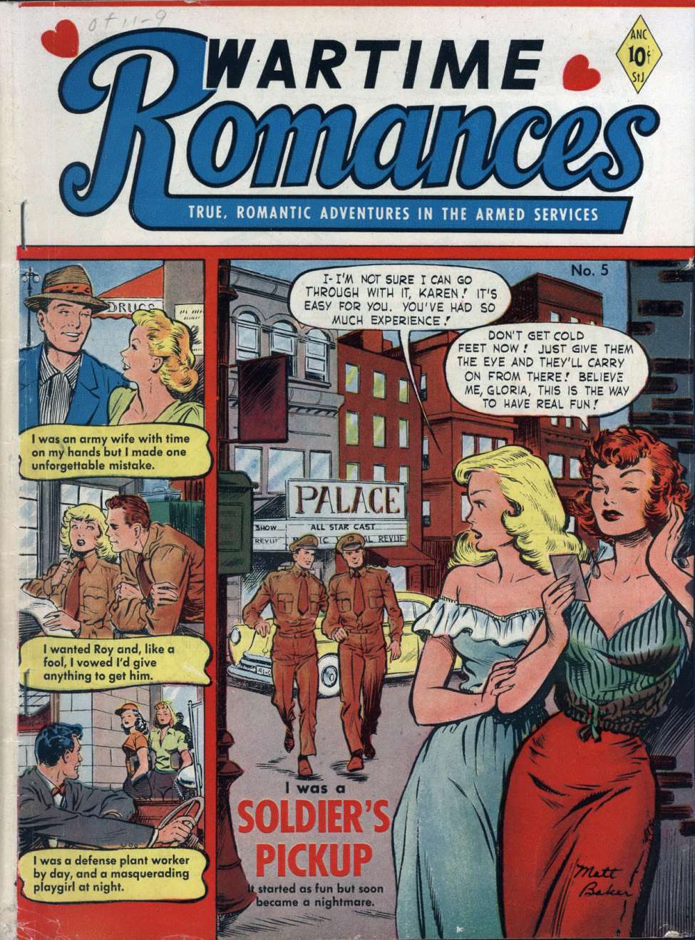 Comic Book Cover For Wartime Romances 5