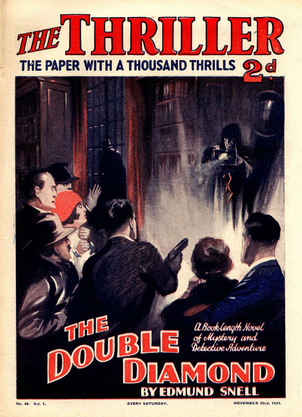 Comic Book Cover For The Thriller 42