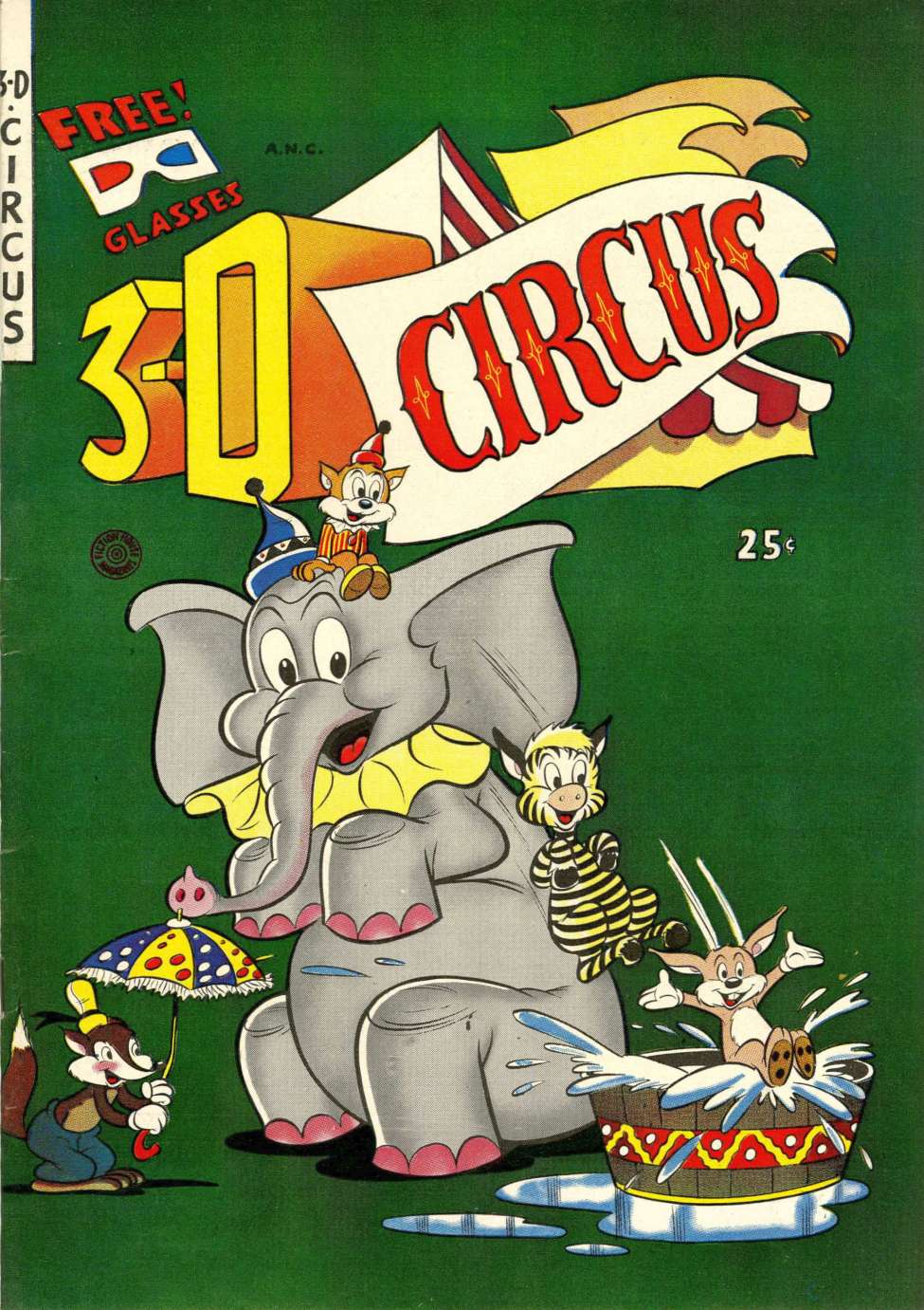 Book Cover For 3-D Circus