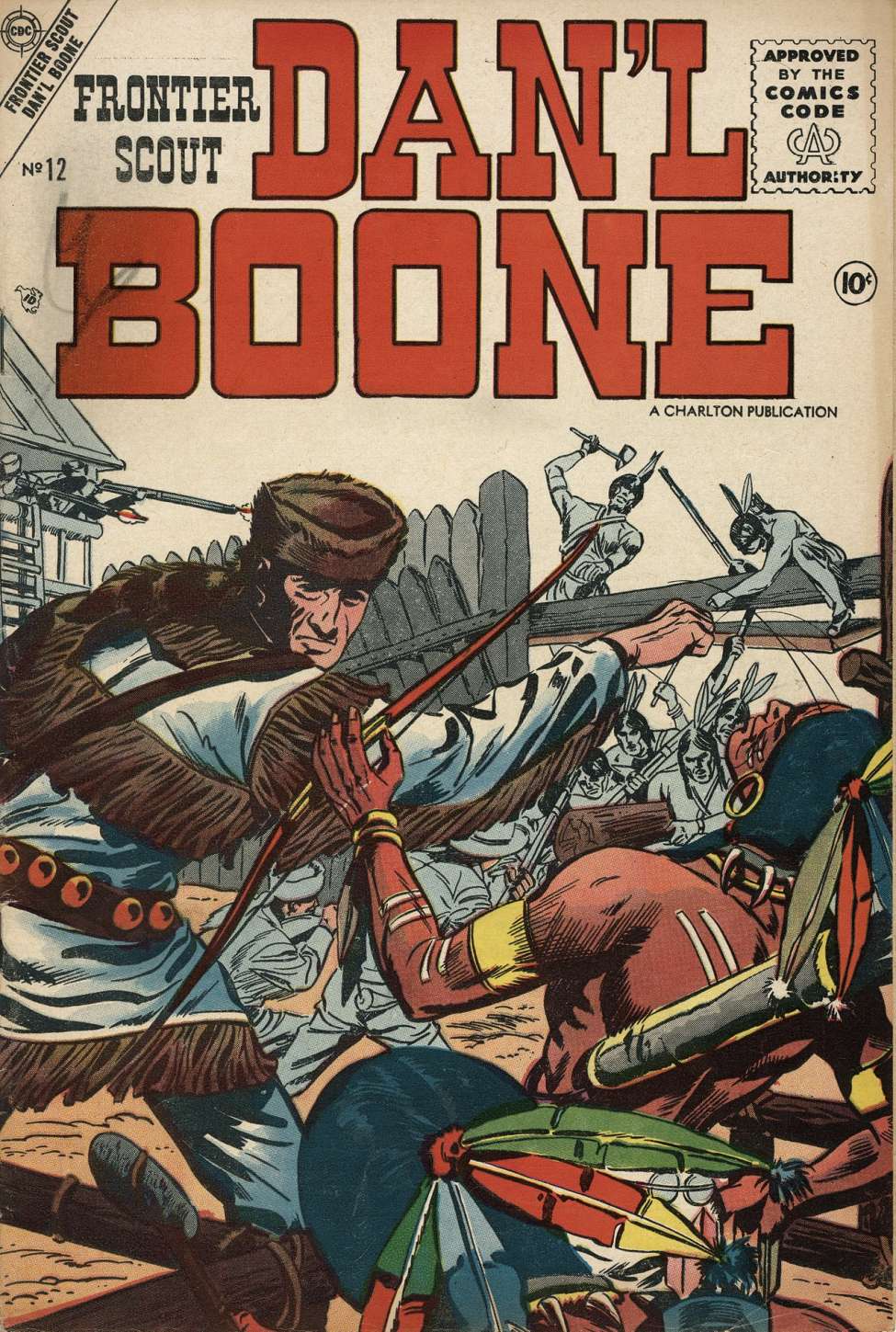 Book Cover For Frontier Scout, Dan'l Boone 12