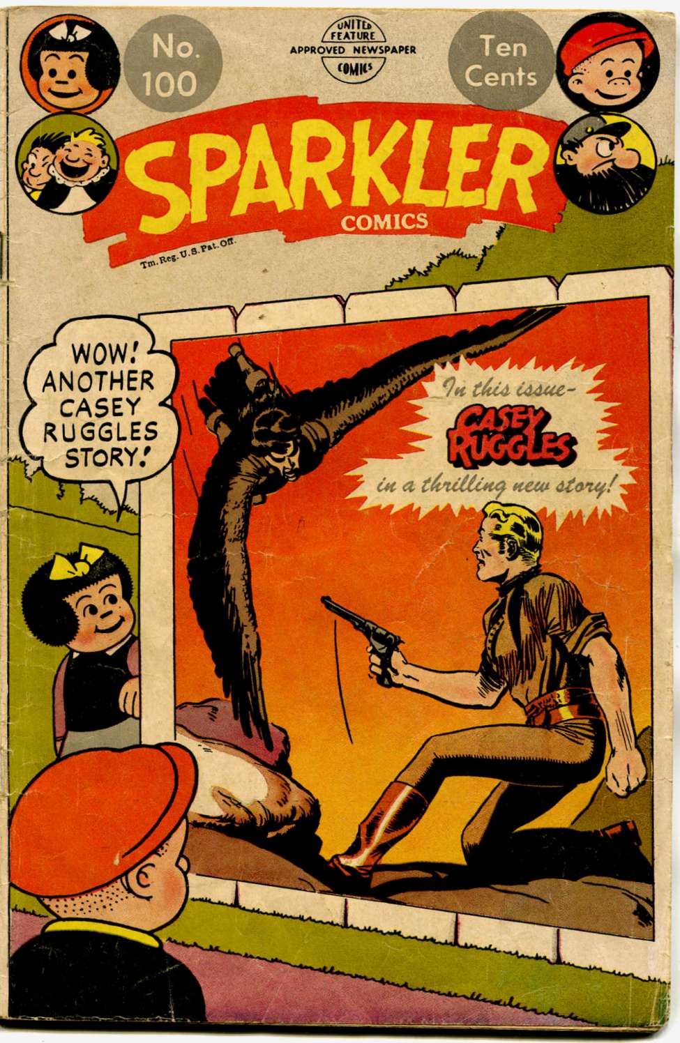 Book Cover For Sparkler Comics 100