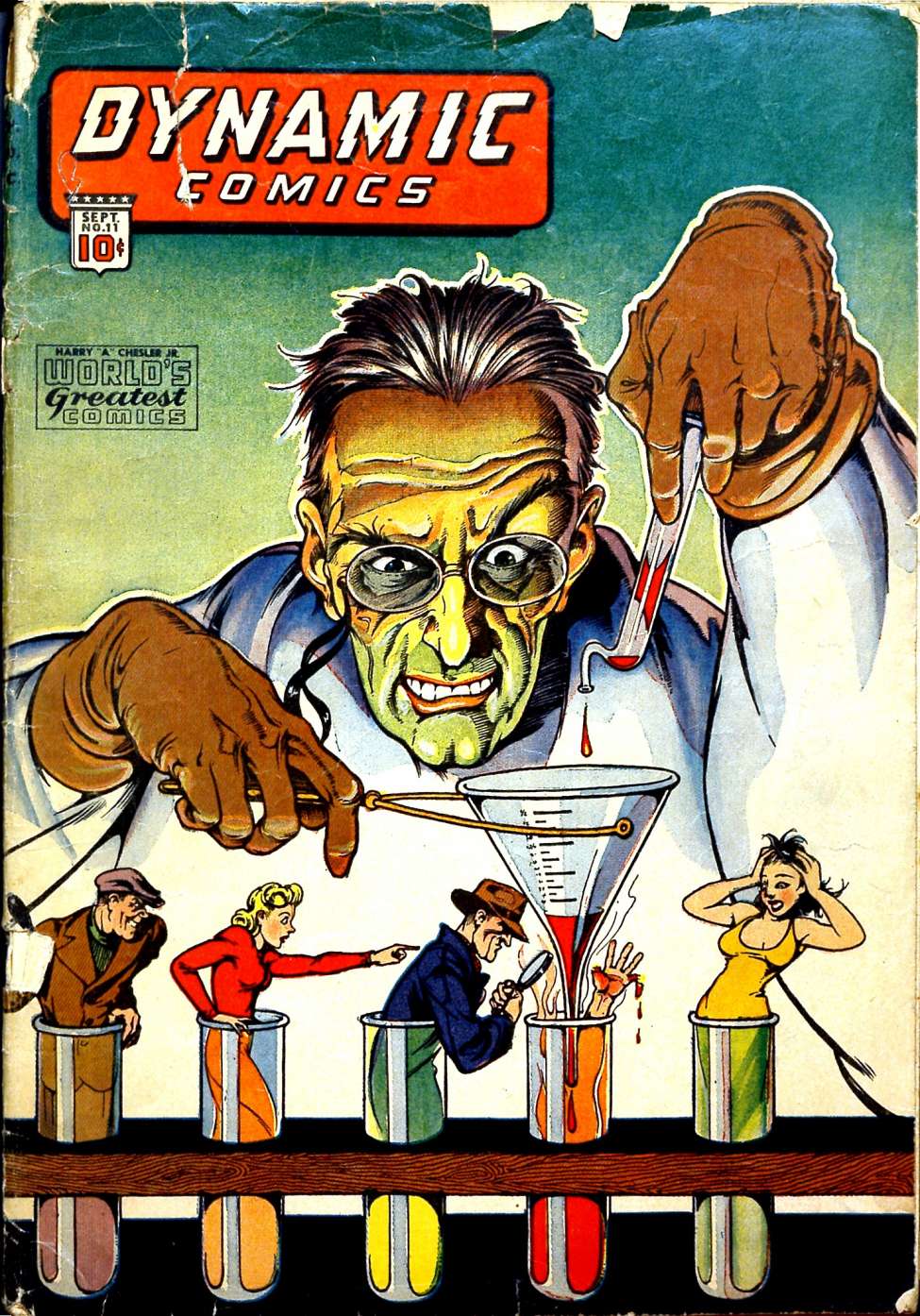 Comic Book Cover For Dynamic Comics 11