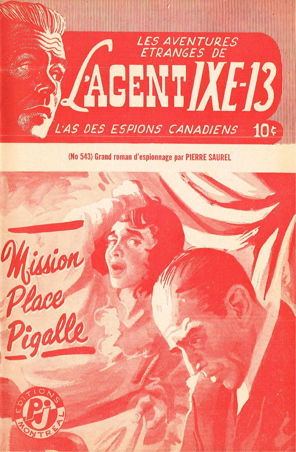 Book Cover For L'Agent IXE-13 v2 543 - Mission place Pigalle