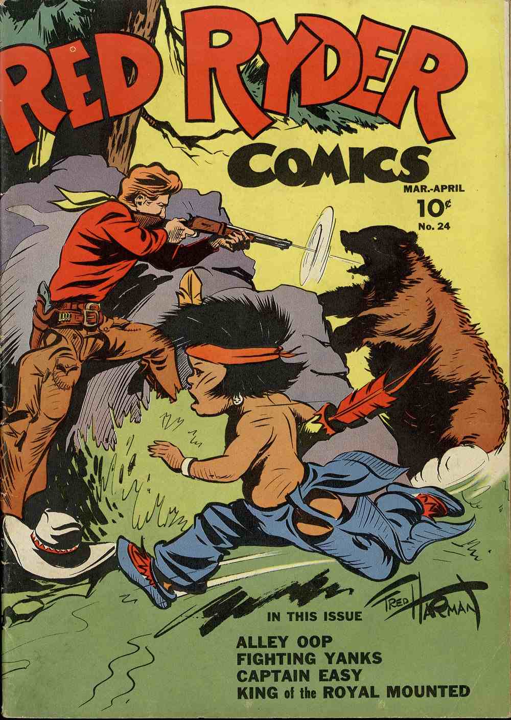 Comic Book Cover For Red Ryder Comics 24