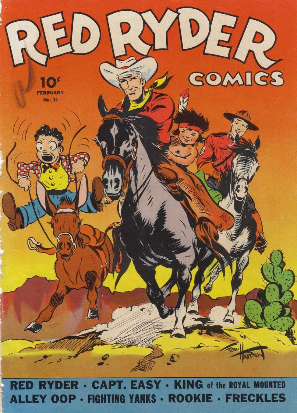 Book Cover For Red Ryder Comics 11