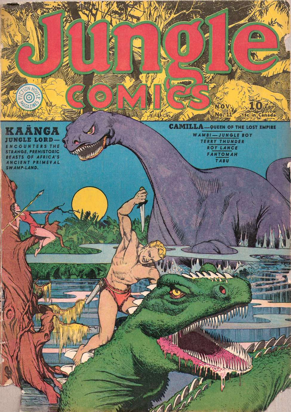 Comic Book Cover For Jungle Comics 11