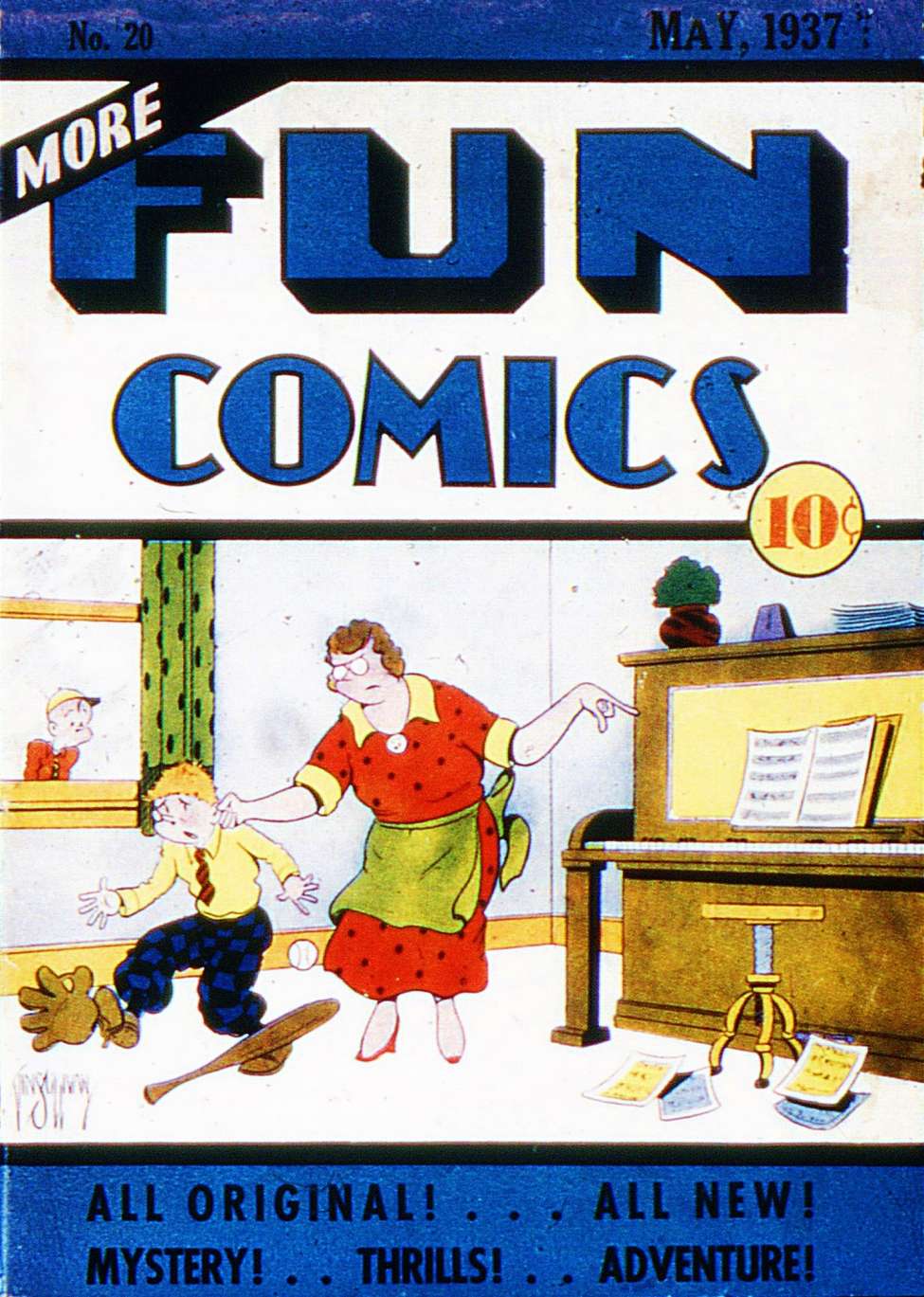Comic Book Cover For More Fun Comics 20 (fiche)