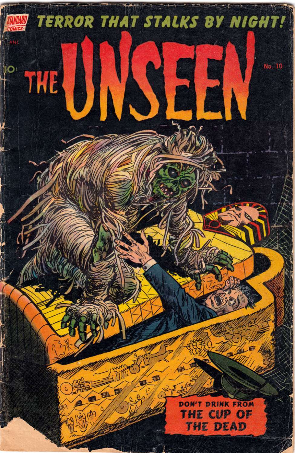 Comic Book Cover For The Unseen 10