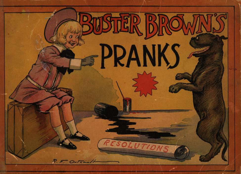 Book Cover For Buster Brown's Pranks