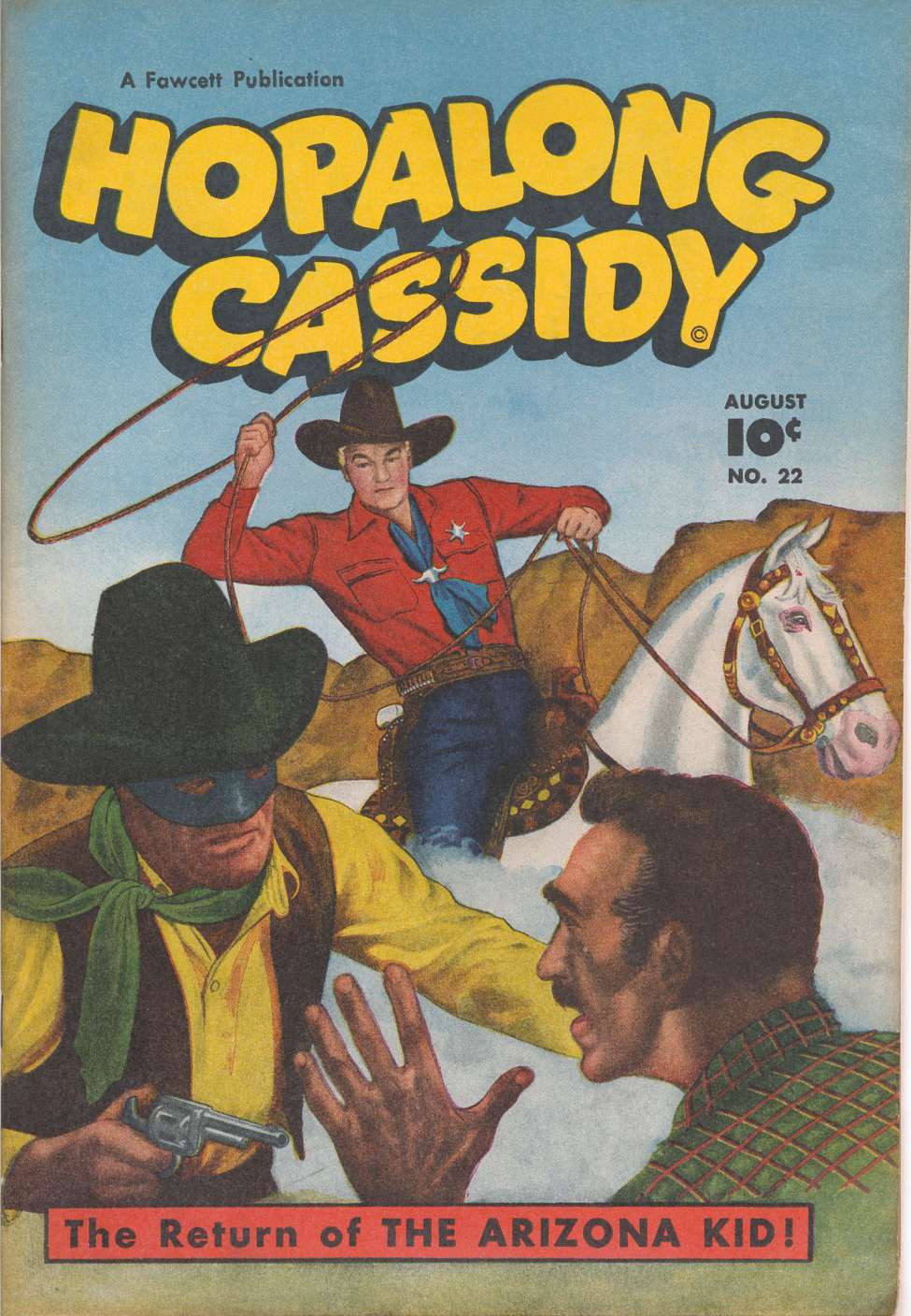 Comic Book Cover For Hopalong Cassidy 22
