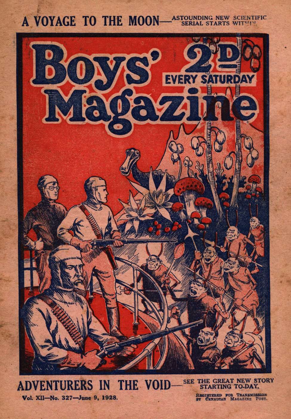 Book Cover For Boys' Magazine 327