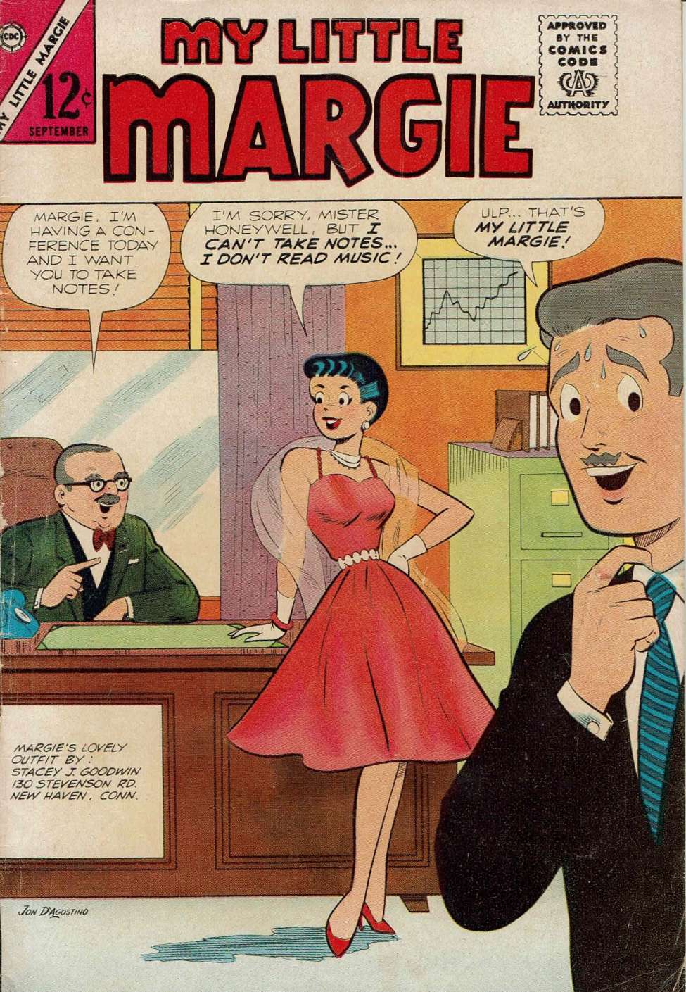 Comic Book Cover For My Little Margie 53