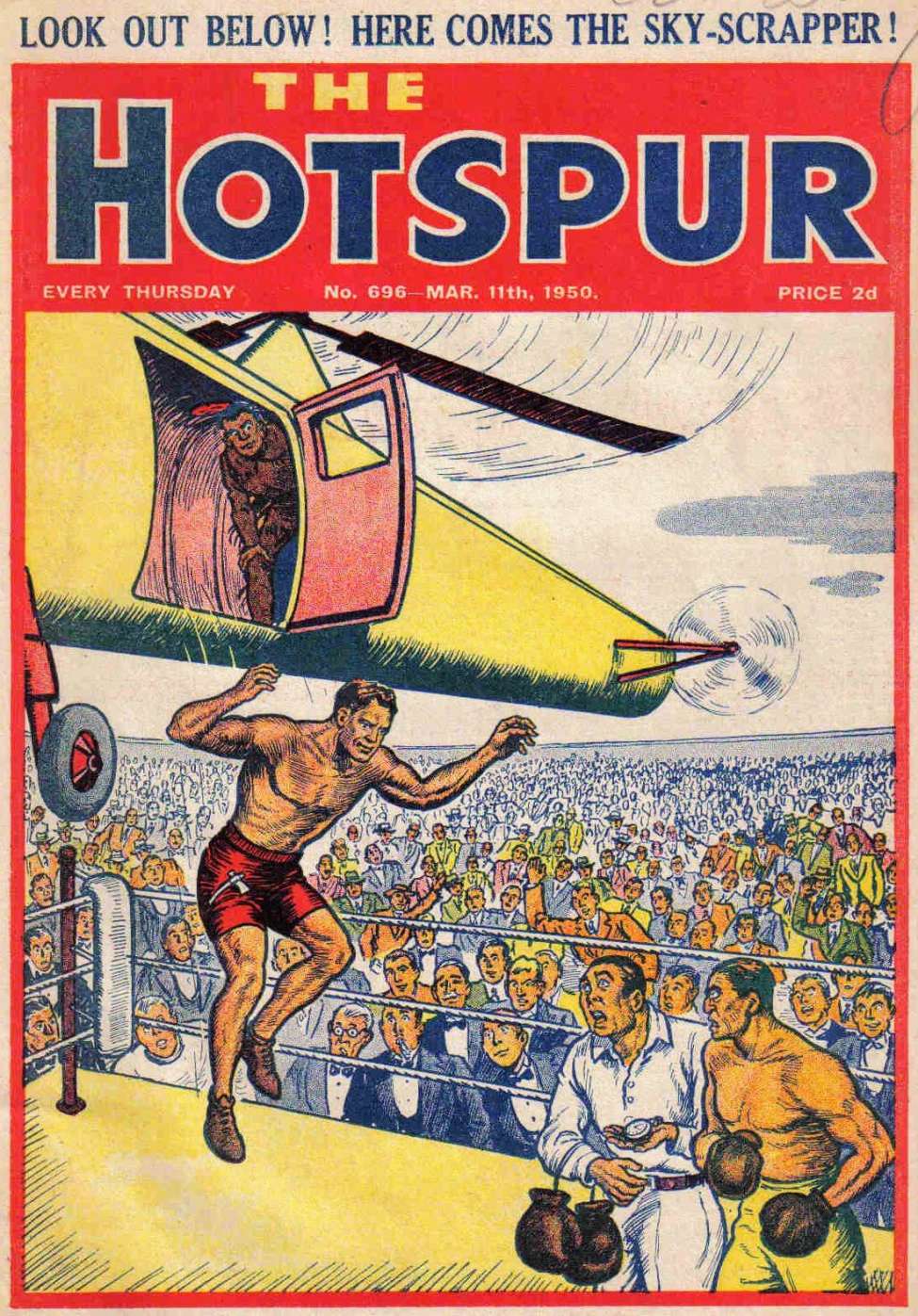 Comic Book Cover For The Hotspur 696
