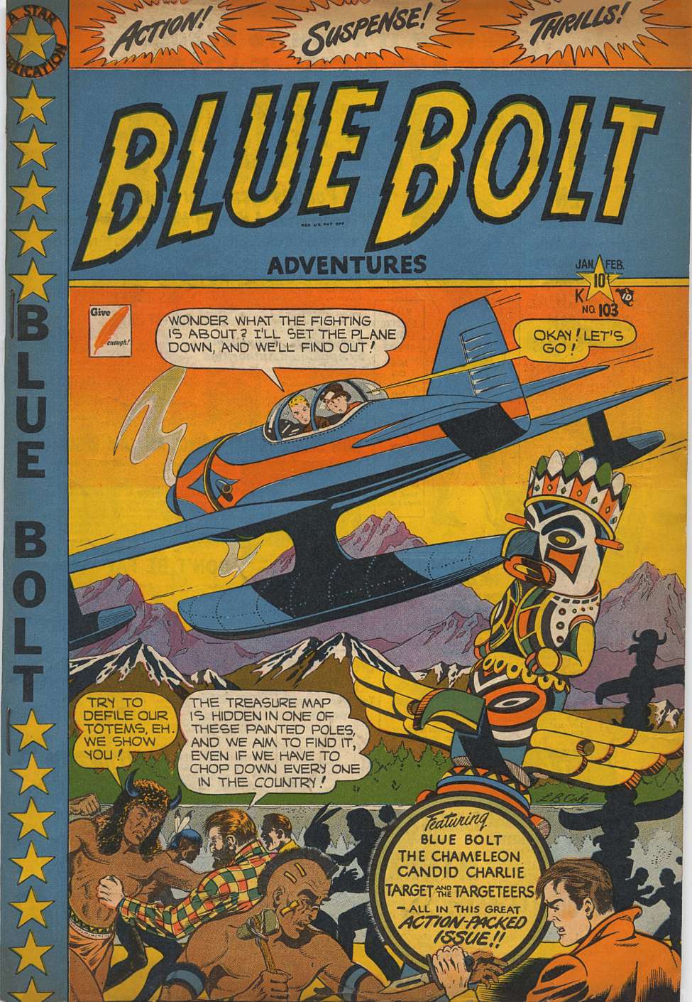 Book Cover For Blue Bolt 103
