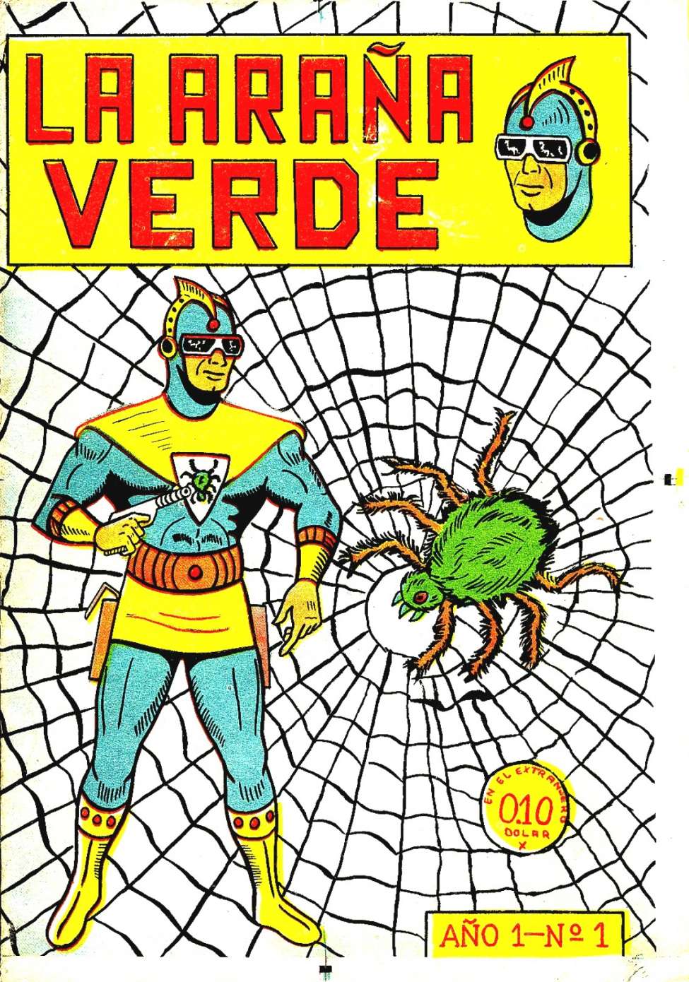 Comic Book Cover For La Araña Verde 1