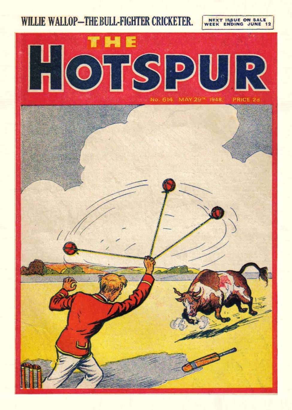 Comic Book Cover For The Hotspur 614