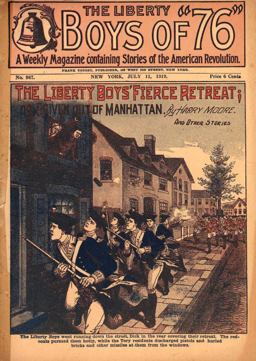 Book Cover For The Liberty Boys of 76 967 - The Liberty Boys' Fierce Retreat