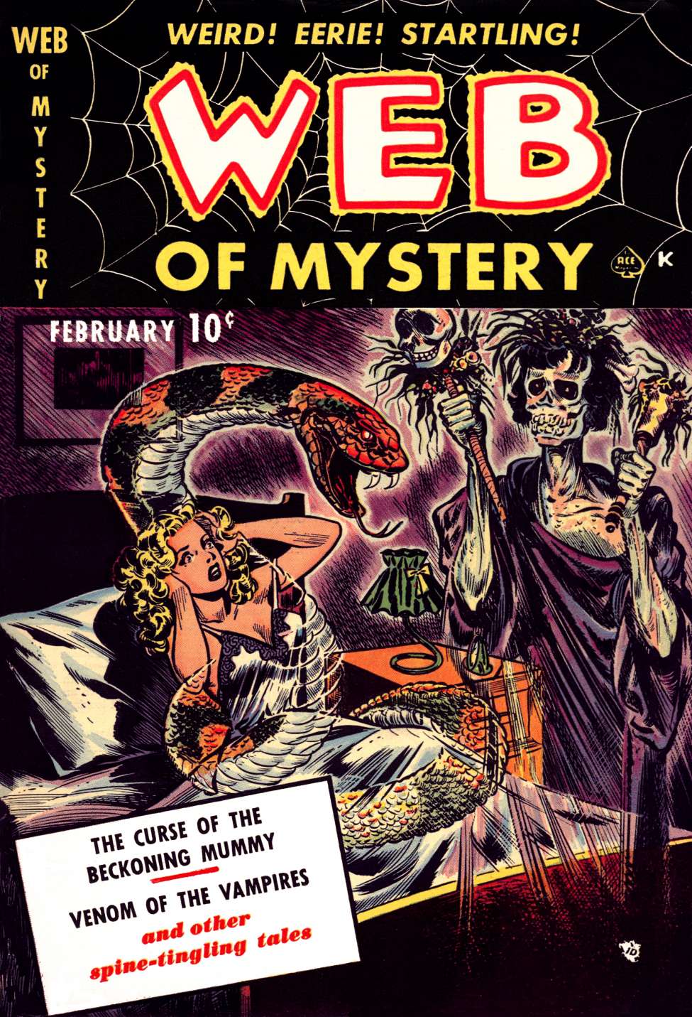 Book Cover For Web of Mystery 1