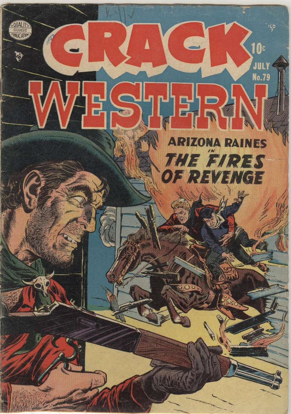 Comic Book Cover For Crack Western 79 - Version 1
