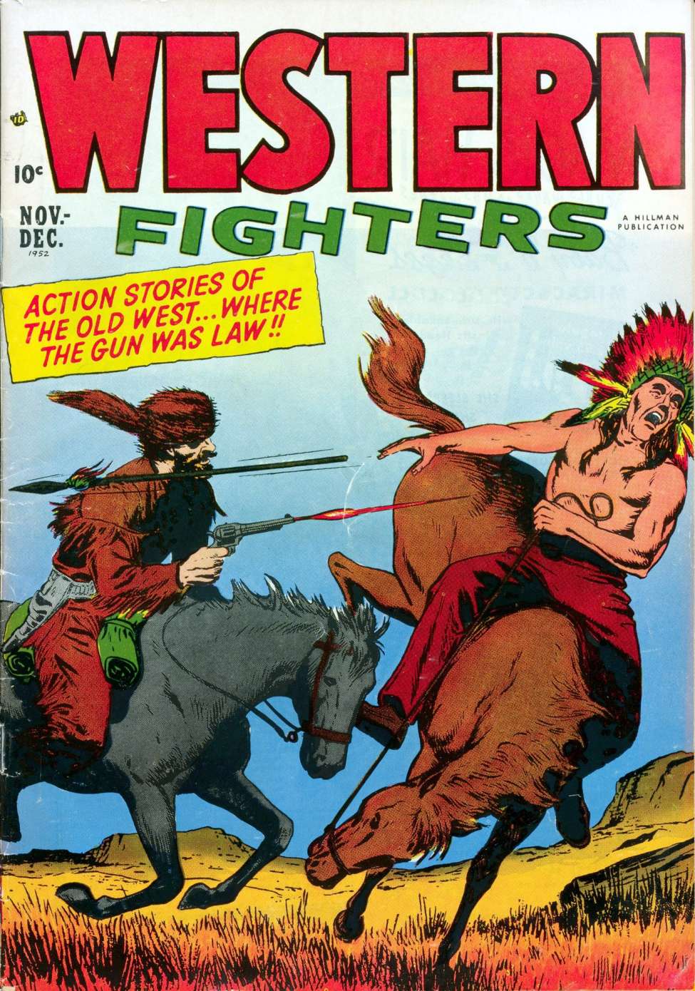 Comic Book Cover For Western Fighters v4 5
