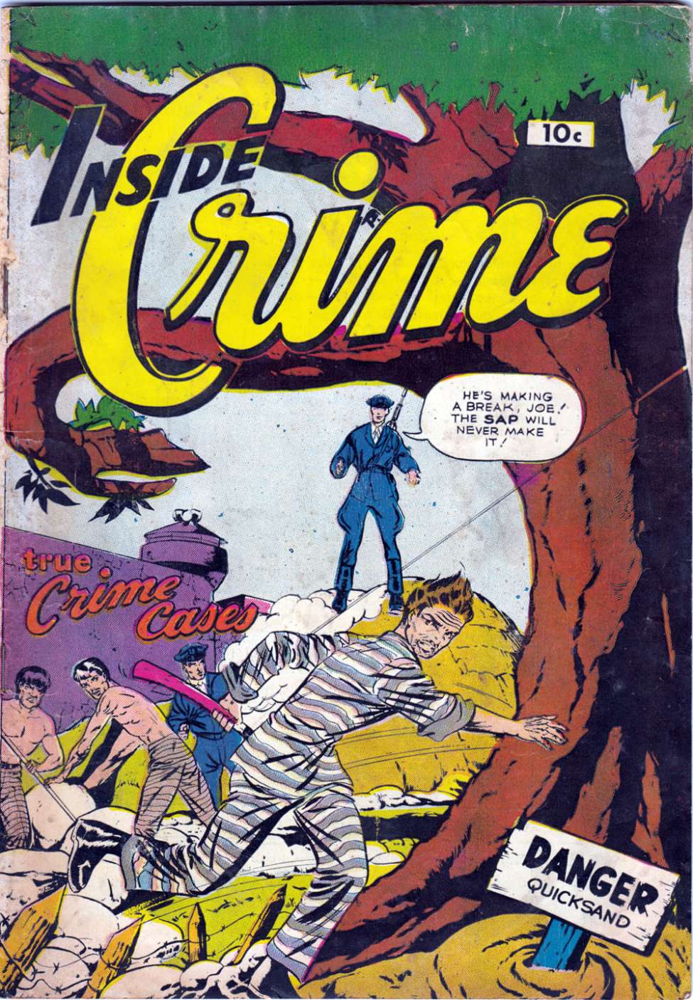 Comic Book Cover For Inside Crime (nn)