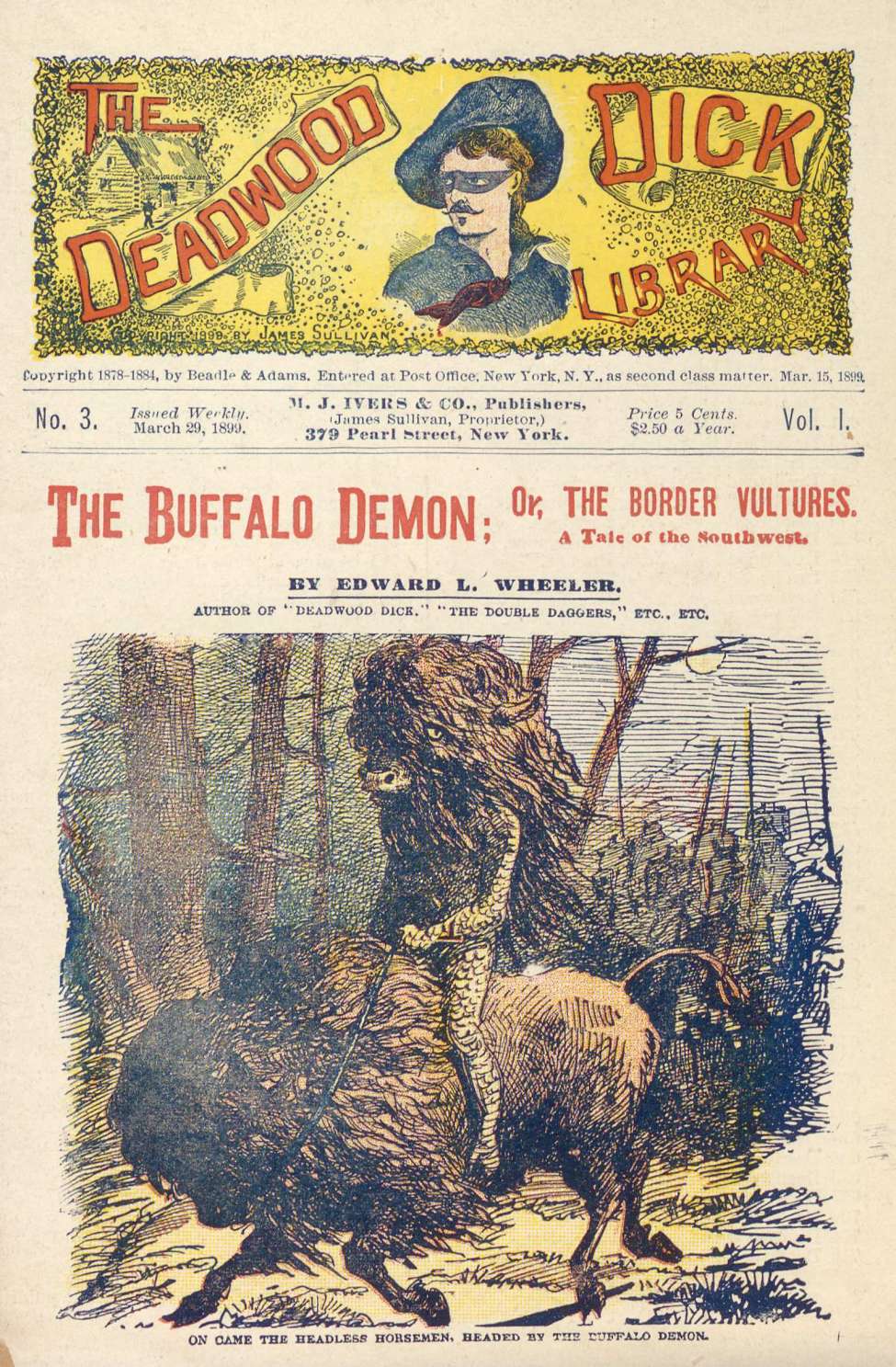 Book Cover For Deadwood Dick Library v1 3 - The Buffalo Demon