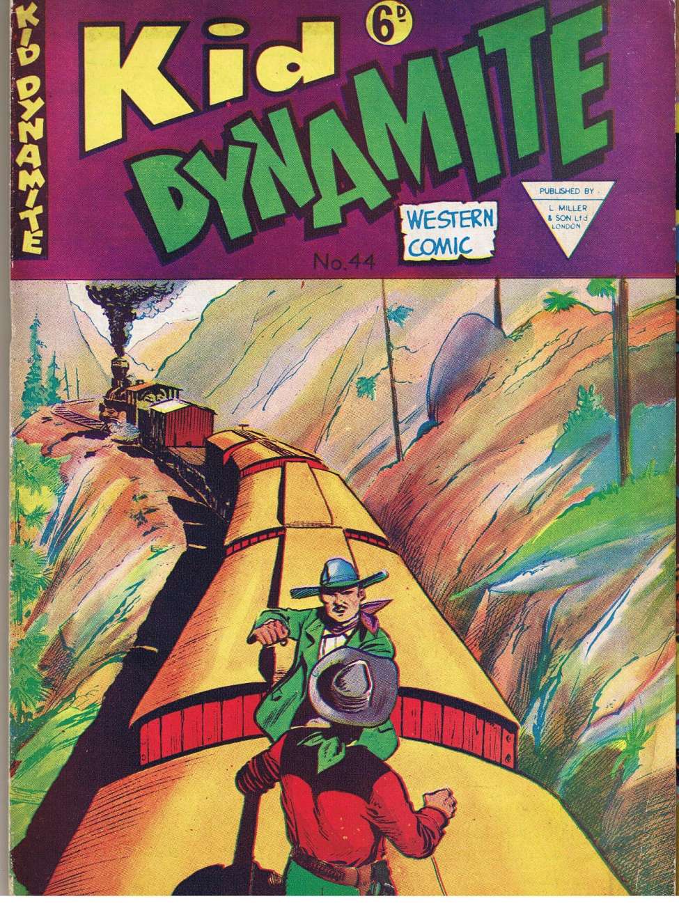 Book Cover For Kid Dynamite Western Comic 44
