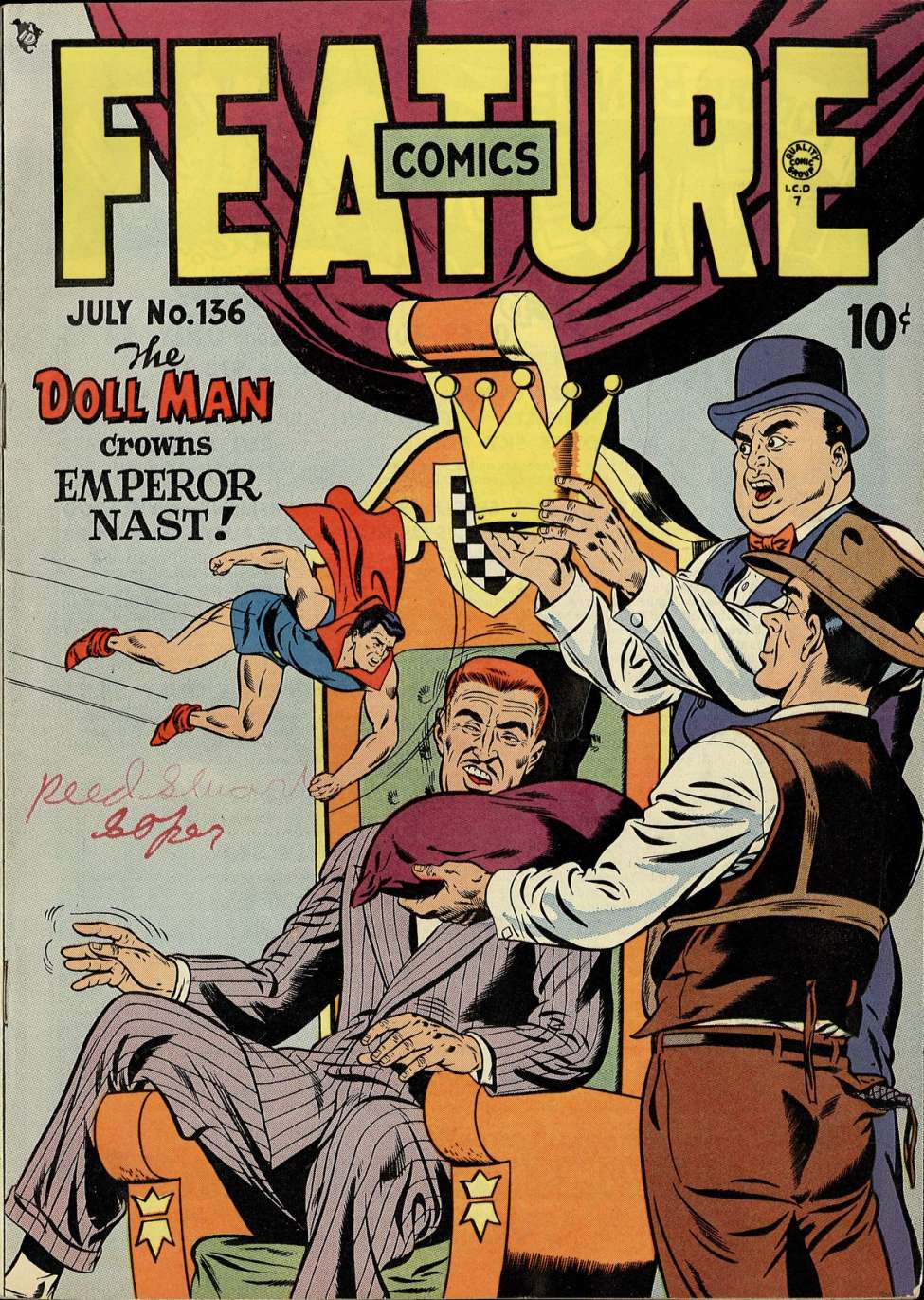 Comic Book Cover For Feature Comics 136