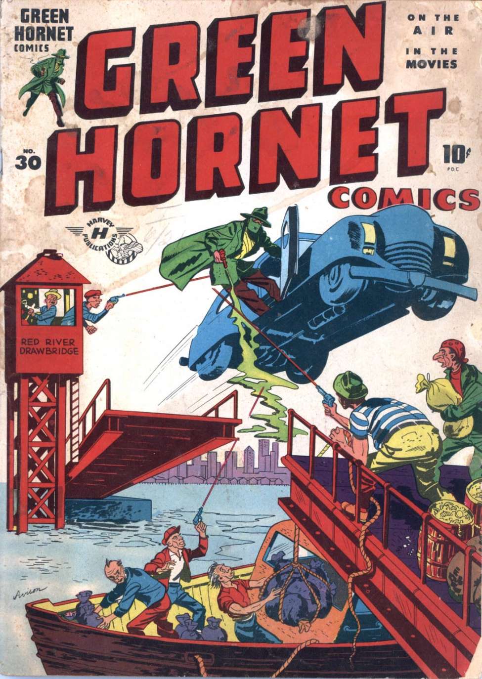 Comic Book Cover For Green Hornet Comics 30