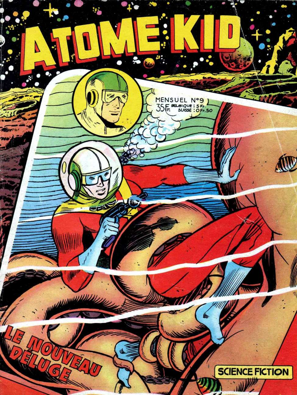 Comic Book Cover For Atome Kid 9 - Le nouveau déluge