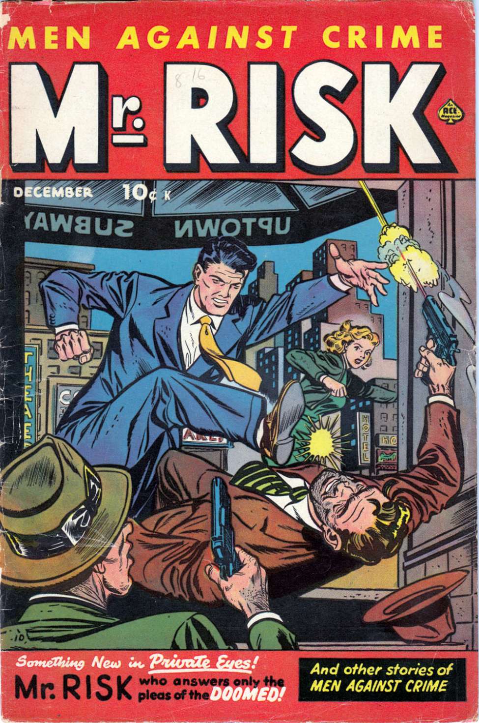 Comic Book Cover For Mr Risk 2
