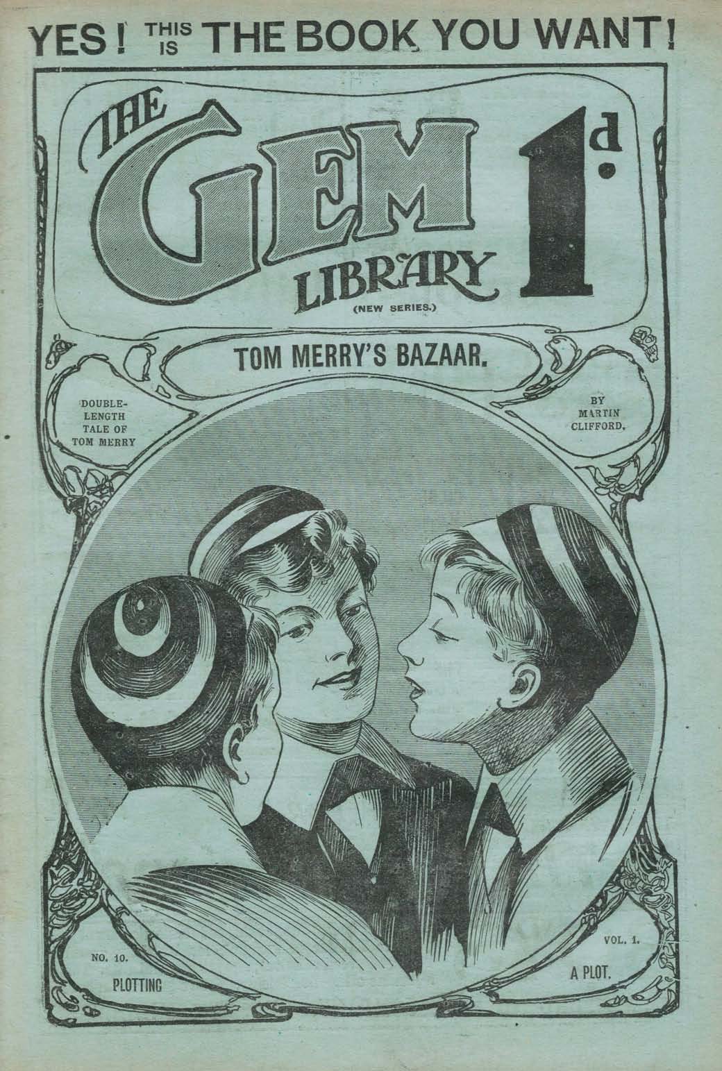 Book Cover For The Gem v2 10 - Tom Merry’s Bazaar