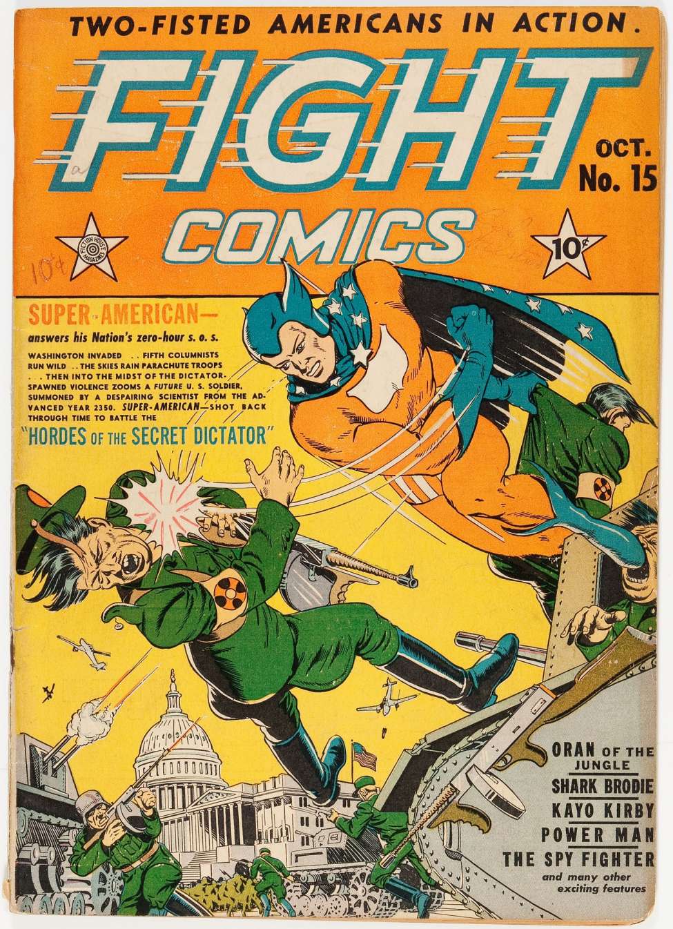 Comic Book Cover For Fight Comics 15