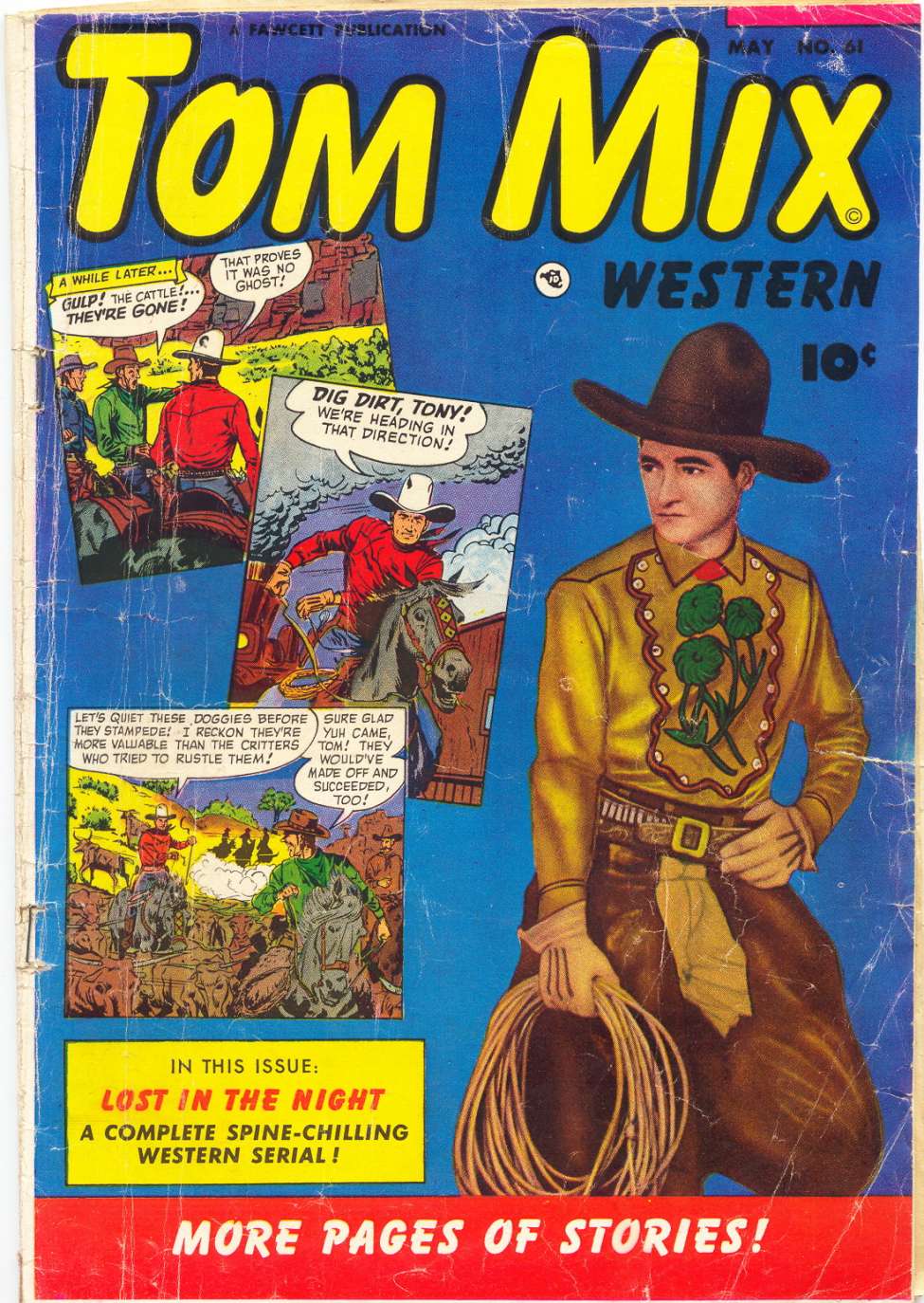 Book Cover For Tom Mix Western 61