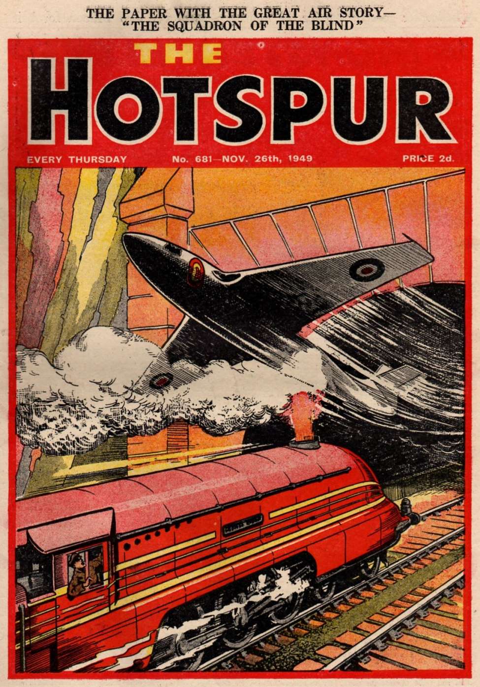 Comic Book Cover For The Hotspur 681