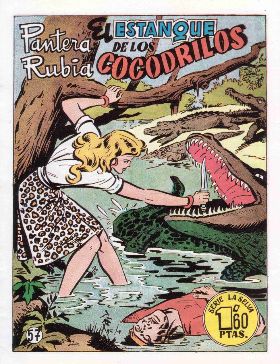 Comic Book Cover For Pantera Rubia 45 - El Estanque De Los Cocodrilos