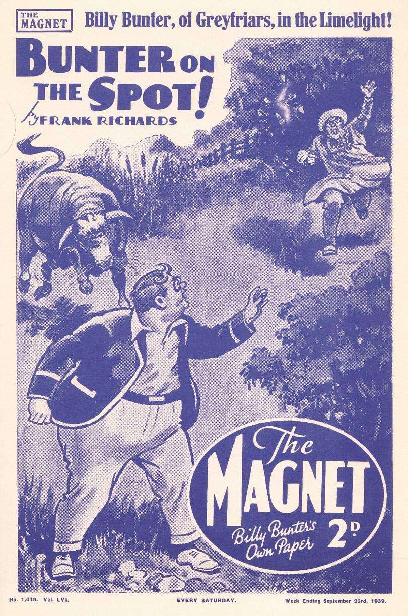 Comic Book Cover For The Magnet 1649 - Bunter on the Spot!