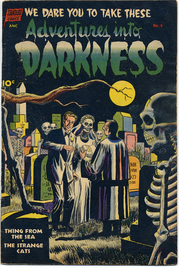 Comic Book Cover For Adventures into Darkness 6
