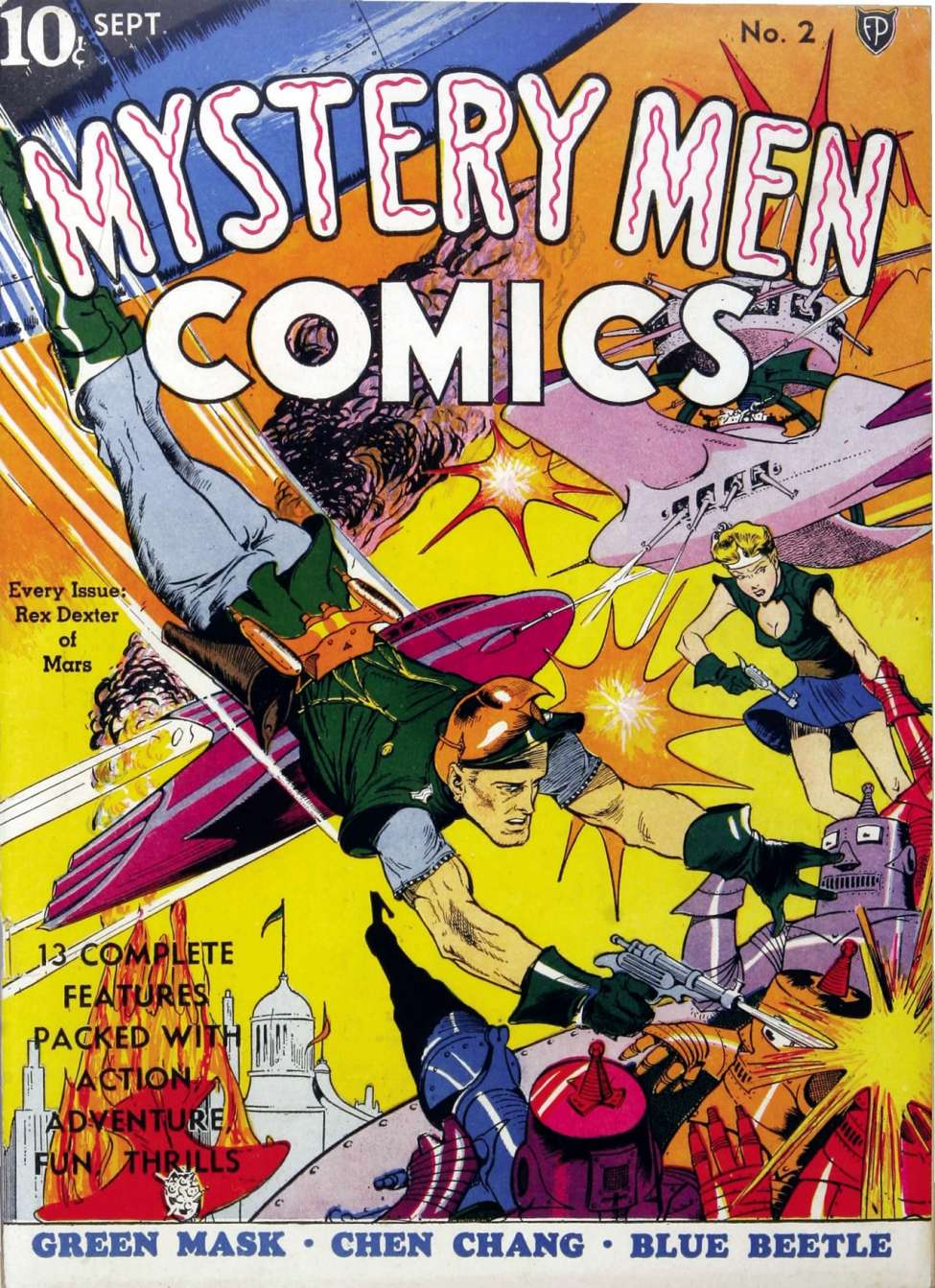 Comic Book Cover For Mystery Men Comics 2 (paper/2fiche)